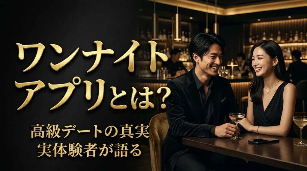 ワンナイトアプリとは?恋活アプリとの違いを徹底解説