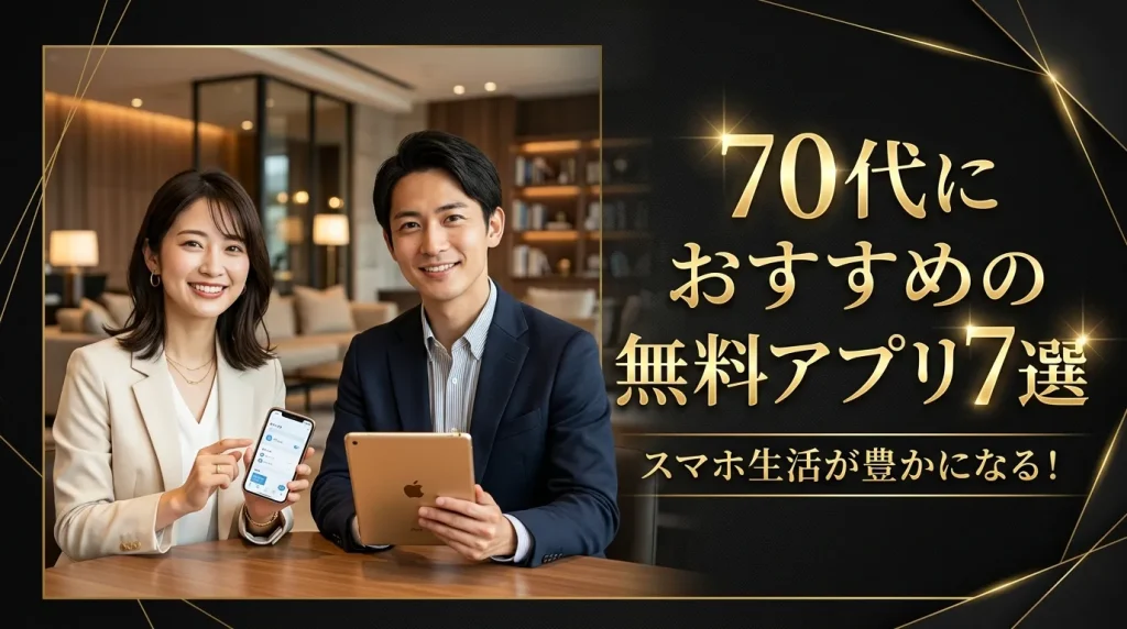 70代におすすめの無料で始められるマッチングアプリ7選