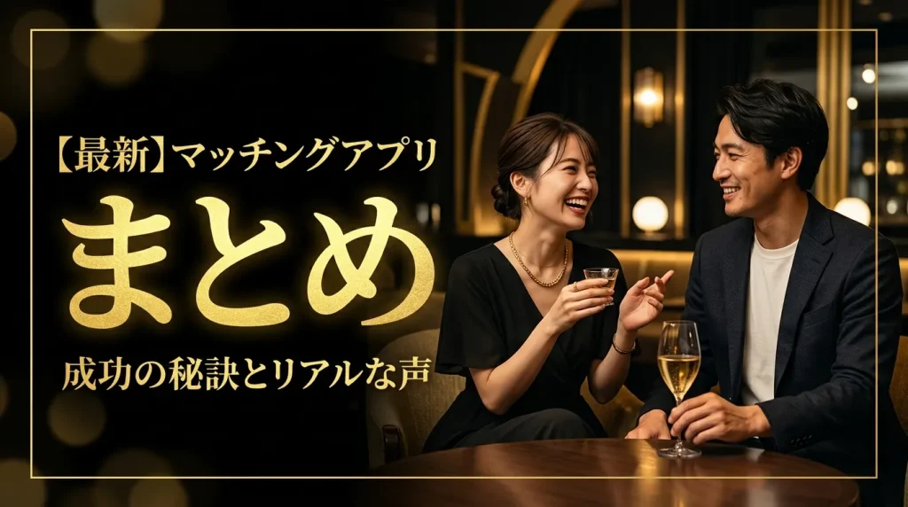 まとめ：すぐ会えるマッチングアプリで効率的に理想の出会いを実現しよう