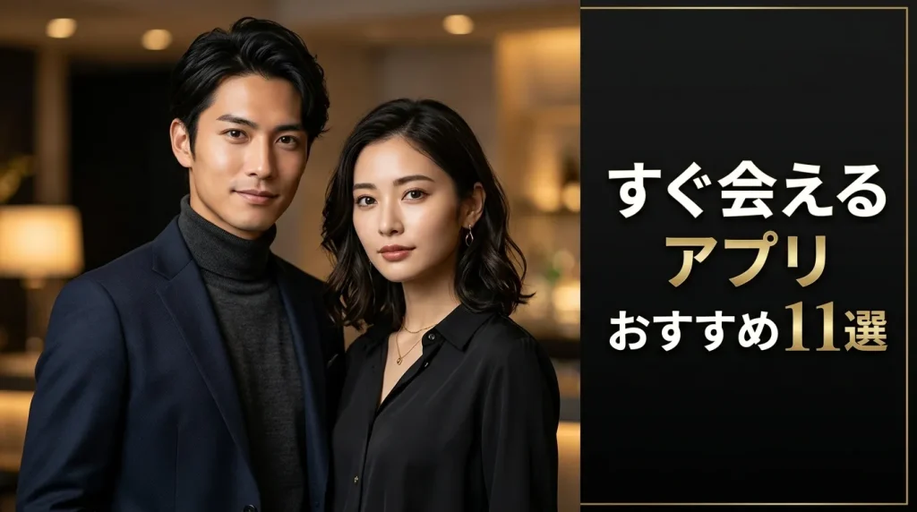 すぐ会えるマッチングアプリおすすめ11選を徹底比較