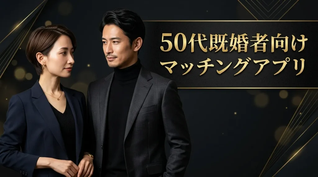50代既婚者向けマッチングアプリおすすめ7選