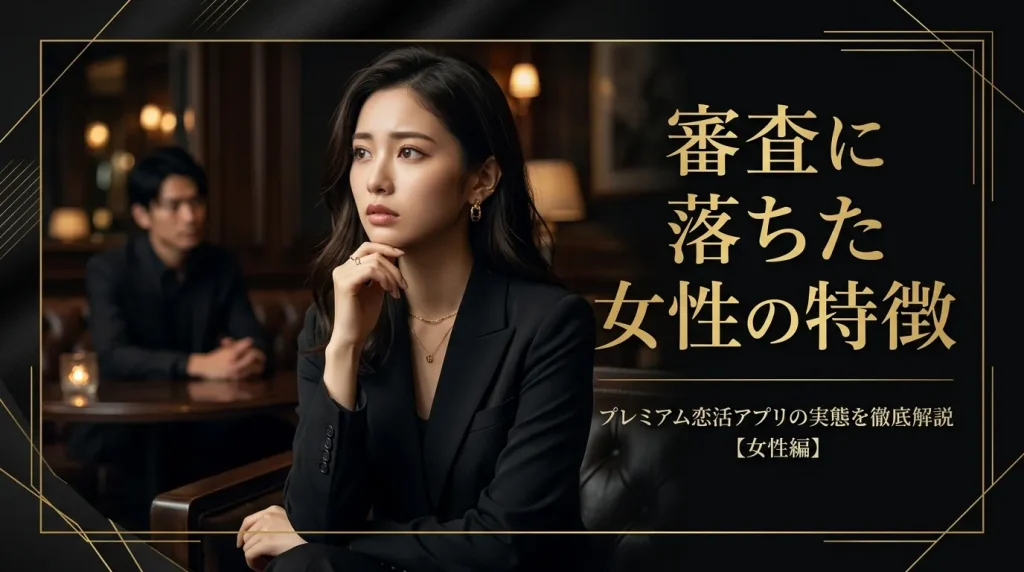 審査に落ちた女性の特徴と理由 審査に落ちた女性の特徴と理由