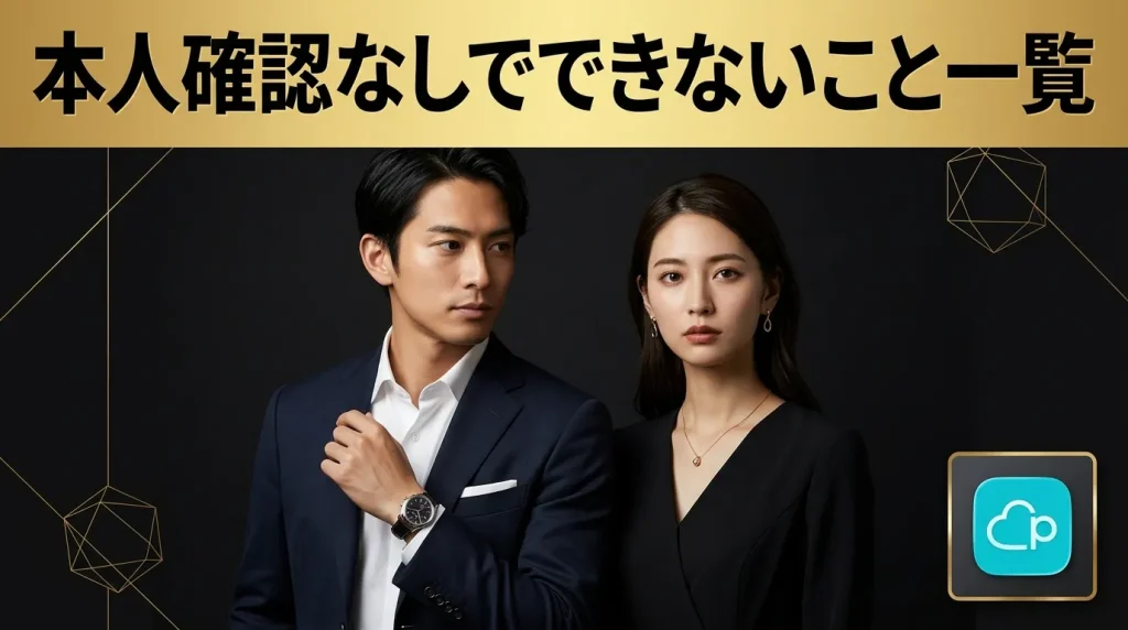 本人確認なしでできないこと一覧