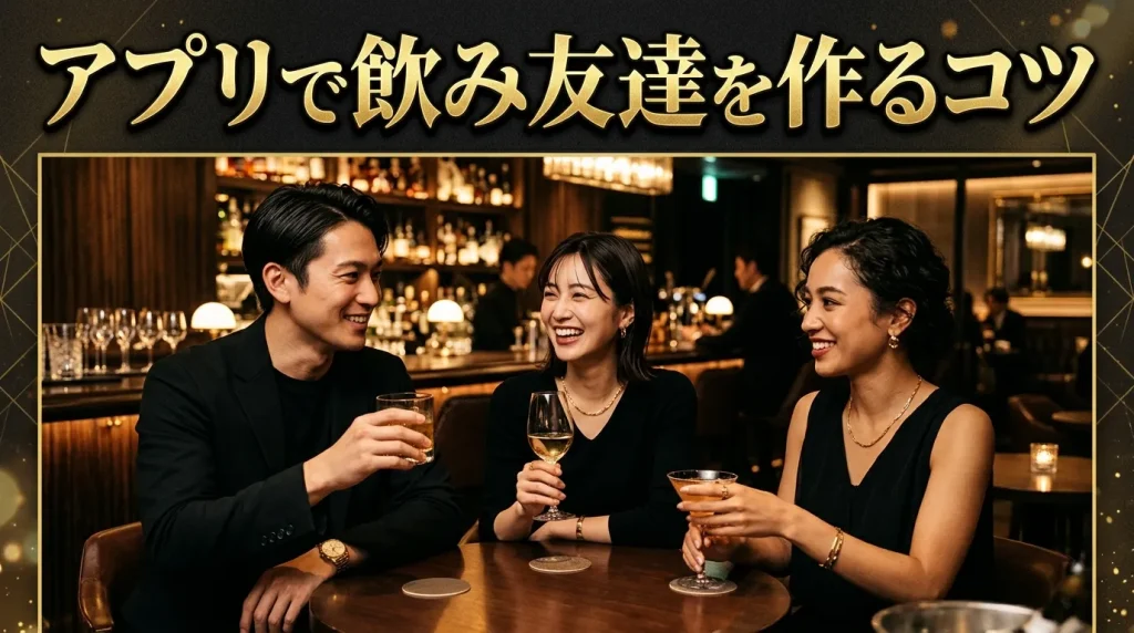 アプリで飲み友達を作る5つのコツ アプリで飲み友達を作る5つのコツ