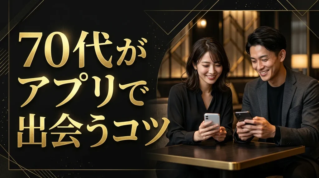 70代がマッチングアプリで出会うための具体的なコツ