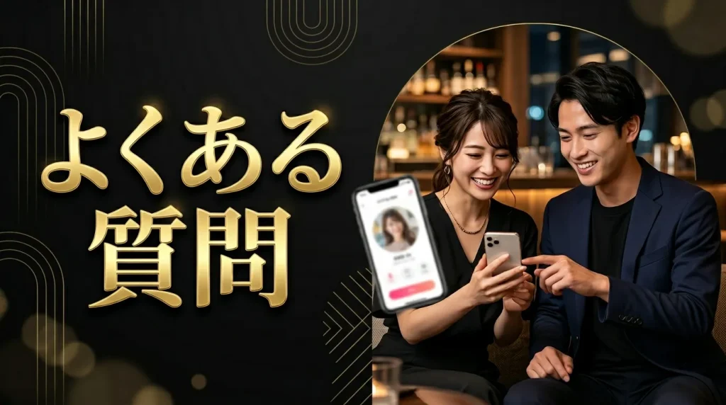 マッチングアプリのイケメンに関するよくある質問 マッチングアプリのイケメンに関するよくある質問