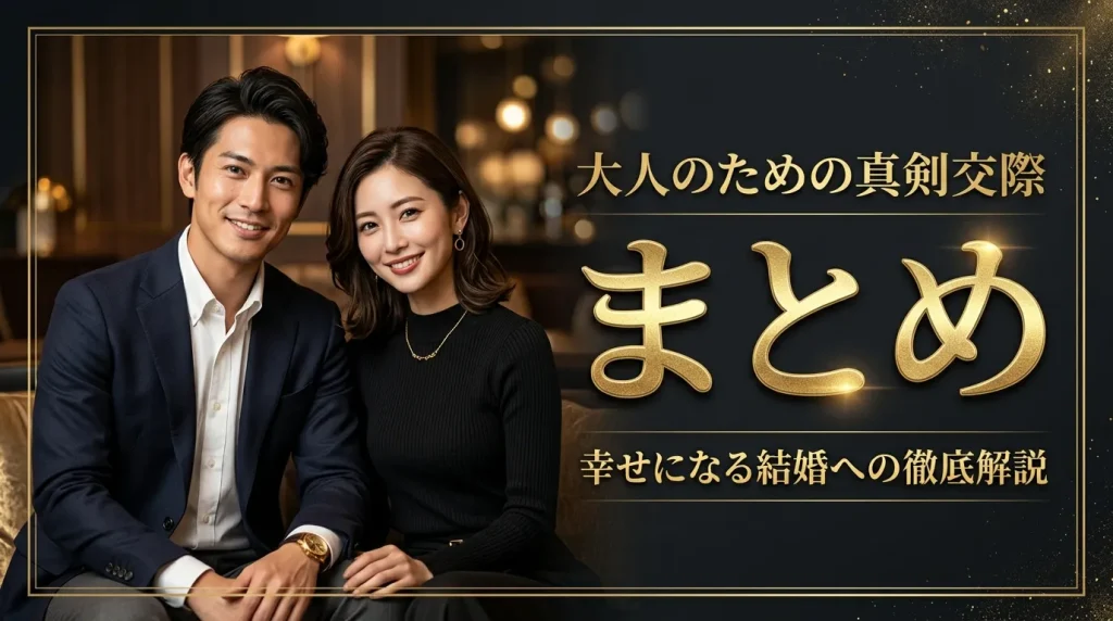 まとめ:本気度の高い相手と出会い、幸せな結婚を実現するために まとめ:本気度の高い相手と出会い、幸せな結婚を実現するために