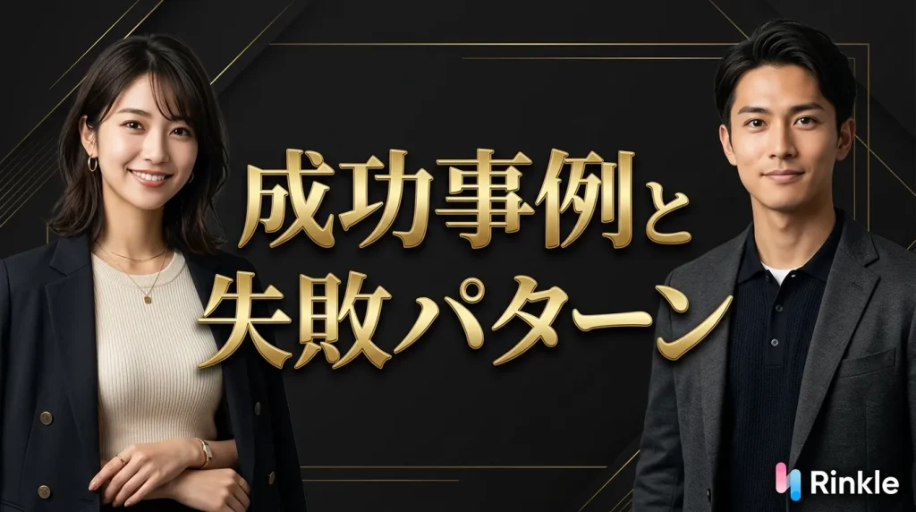 リンクルで出会えた人の成功事例と失敗パターン