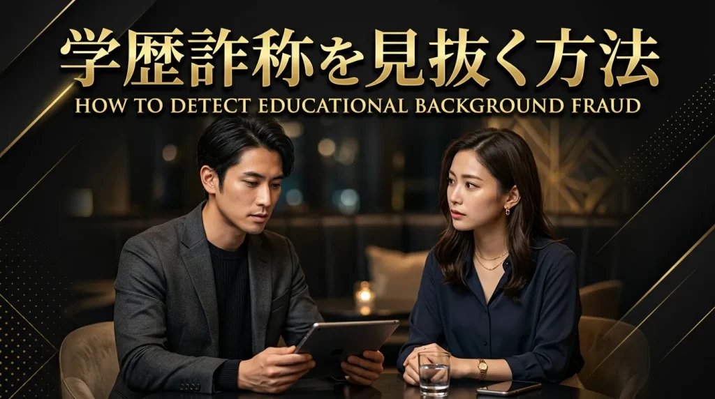 学歴詐称を見抜く5つの方法 | 安心して出会うために 学歴詐称を見抜く5つの方法 | 安心して出会うために