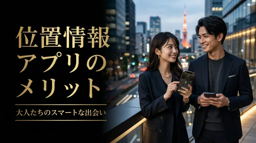 位置情報マッチングアプリのメリット【なぜ近場での出会いが増えるのか】 位置情報マッチングアプリのメリット【なぜ近場での出会いが増えるのか】