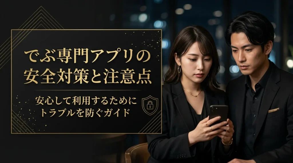 でぶ専門アプリ利用時の安全対策と注意点 でぶ専門アプリ利用時の安全対策と注意点