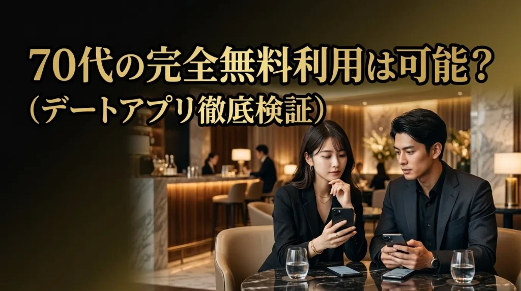 70代の完全無料利用は可能なのか|現実的な料金相場