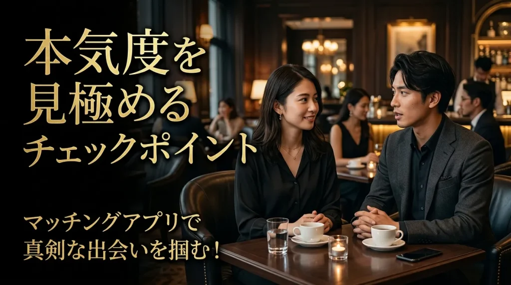 マッチングアプリで相手の本気度を見極める7つのチェックポイント マッチングアプリで相手の本気度を見極める7つのチェックポイント