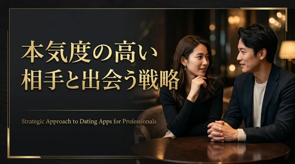 マッチングアプリで本気度の高い相手と効率的に出会う戦略 マッチングアプリで本気度の高い相手と効率的に出会う戦略