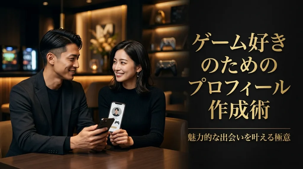 ゲーム好きがマッチングアプリで成功するためのプロフィール作成術 ゲーム好きがマッチングアプリで成功するためのプロフィール作成術