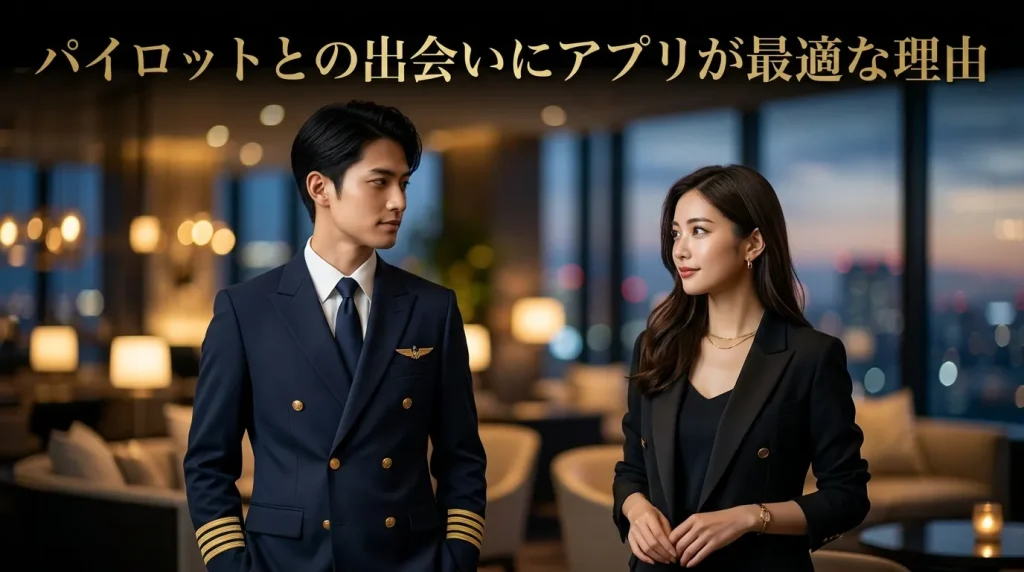 パイロットと出会うならマッチングアプリが最適な理由 パイロットと出会うならマッチングアプリが最適な理由