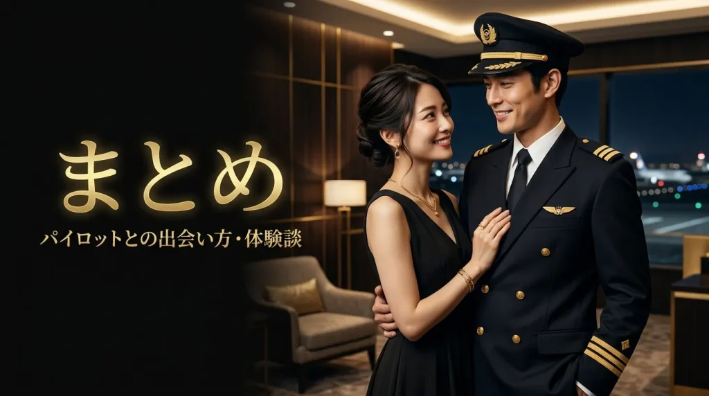 まとめ:マッチングアプリでパイロットとの出会いを実現しよう まとめ:マッチングアプリでパイロットとの出会いを実現しよう