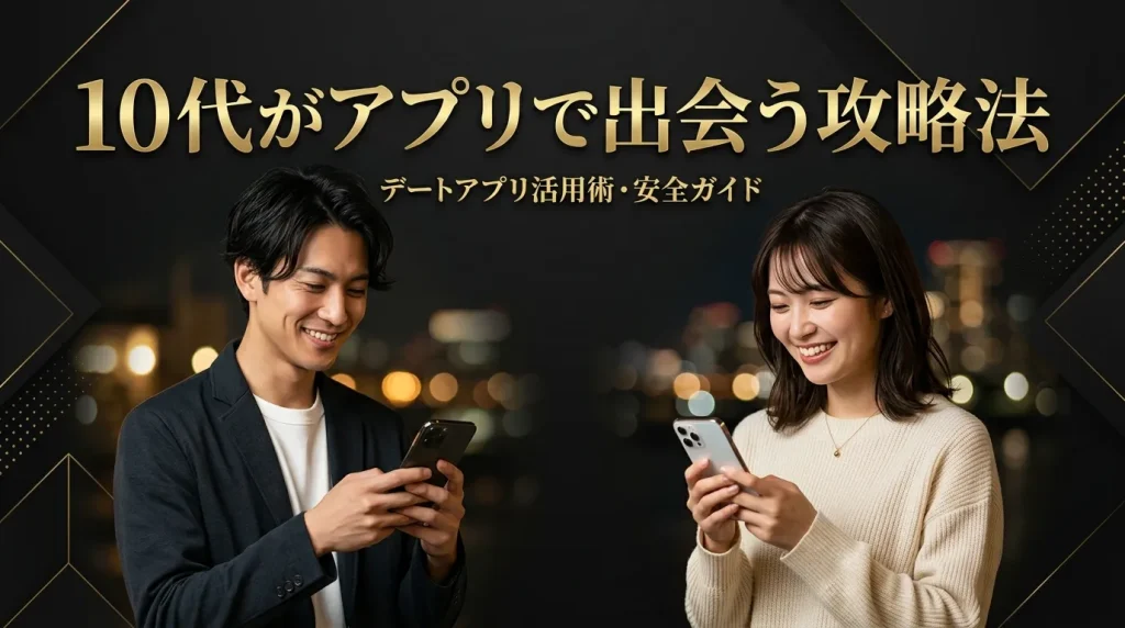 10代がマッチングアプリで出会うための攻略法6選 10代がマッチングアプリで出会うための攻略法6選