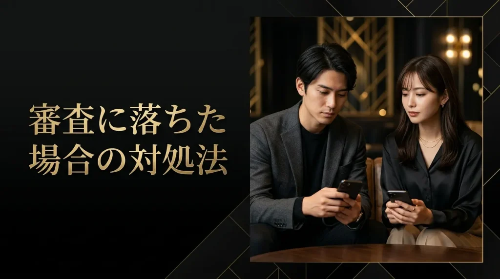 審査に落ちた場合の対処法と代替アプリ 審査に落ちた場合の対処法と代替アプリ