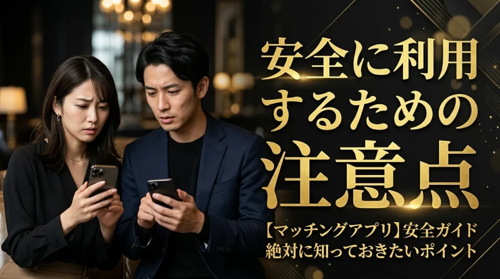 60代女性がマッチングアプリを安全に利用するための注意点