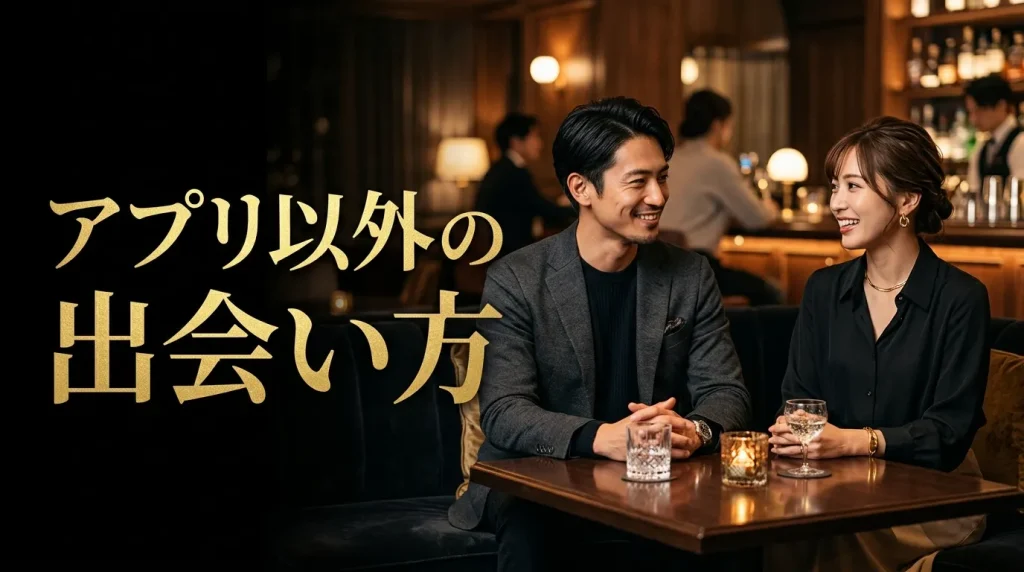 マッチングアプリ以外の40代女性におすすめの出会い方