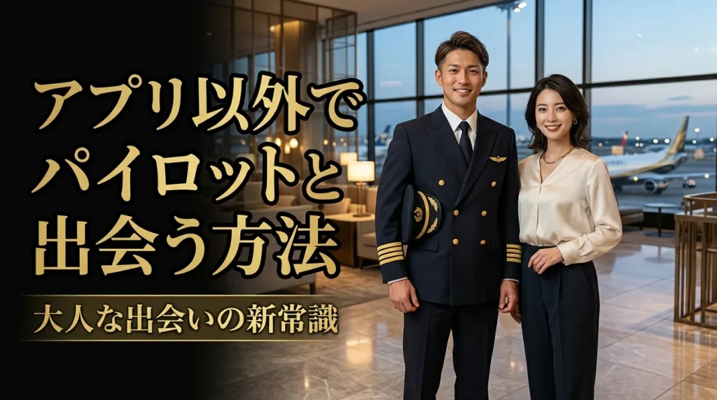マッチングアプリ以外でパイロットと出会う方法 マッチングアプリ以外でパイロットと出会う方法