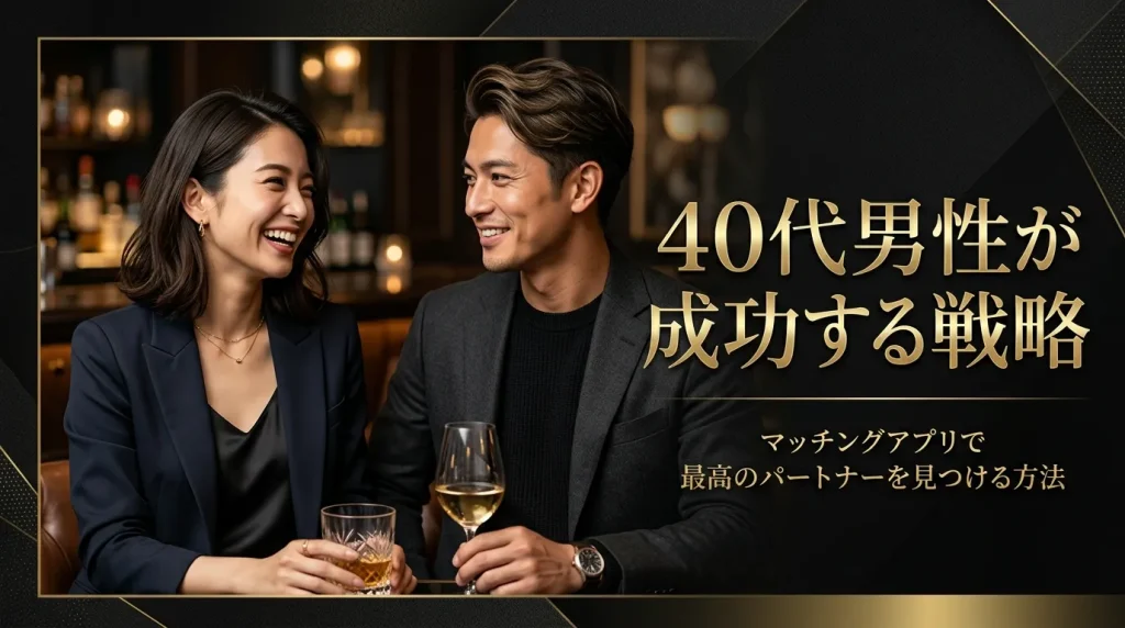 40代男性がマッチングアプリで成功するための実践戦略9選