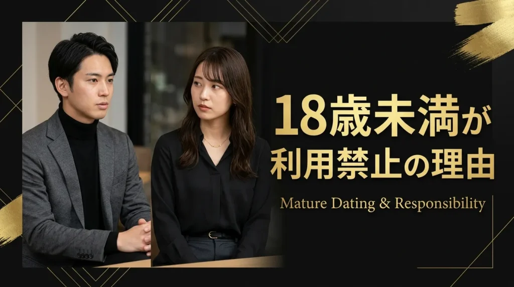 18歳未満はマッチングアプリの利用が法律で禁止されている理由 18歳未満はマッチングアプリの利用が法律で禁止されている理由