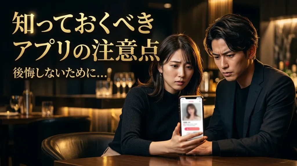 40代男性が知っておくべきマッチングアプリの注意点