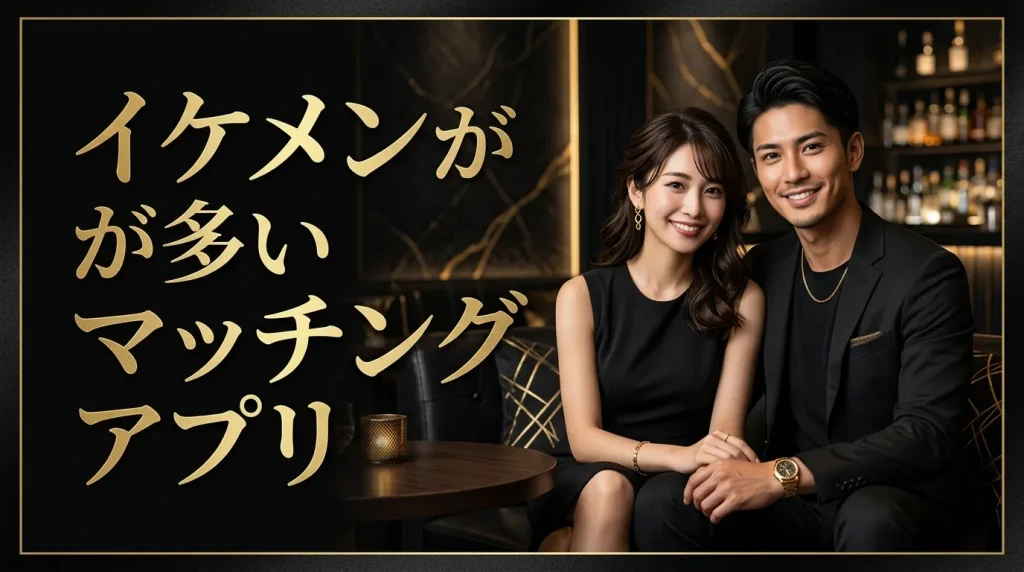 イケメンが多いマッチングアプリ おすすめ7選を徹底比較 イケメンが多いマッチングアプリ おすすめ7選を徹底比較