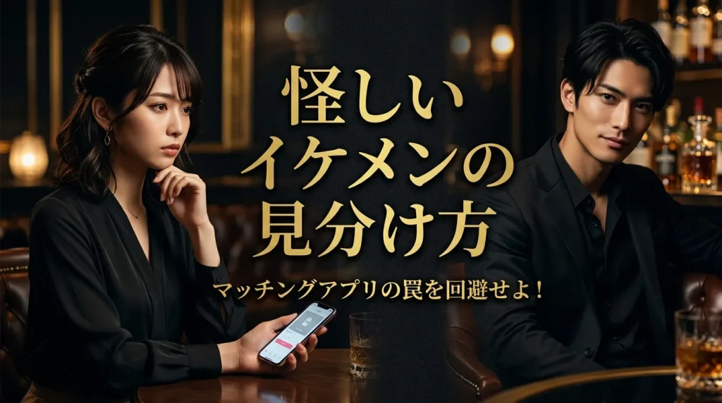 マッチングアプリにいる怪しいイケメンの見分け方 マッチングアプリにいる怪しいイケメンの見分け方