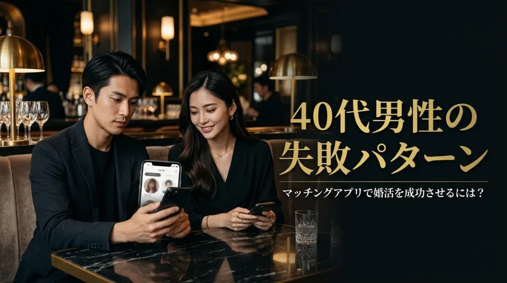 40代男性がマッチングアプリで失敗する7つの典型パターン