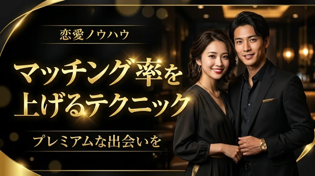 ハイスペック男性とのマッチング率を上げる5つのテクニック