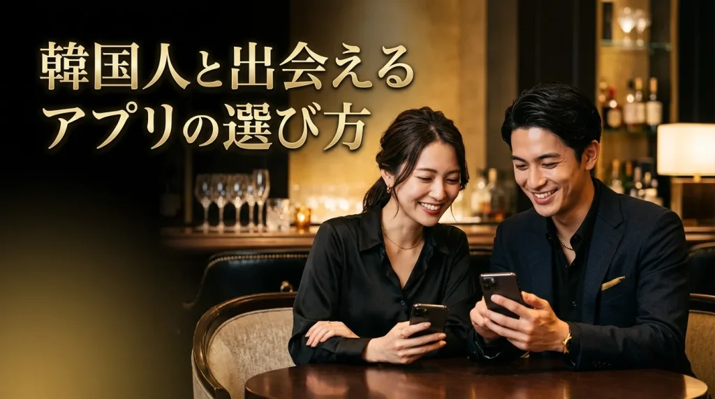韓国人と出会えるマッチングアプリの正しい選び方