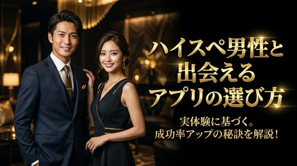 ハイスペ男性と出会えるマッチングアプリの選び方