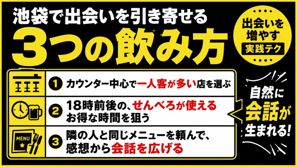 この時間帯に出会いやすくするポイント
