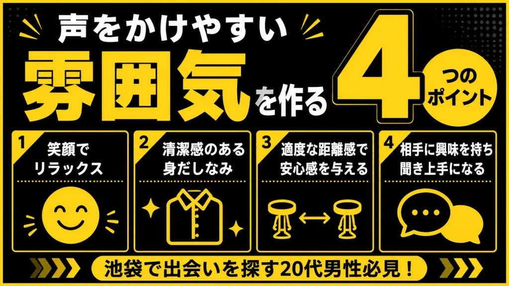 池袋の一人飲みで声をかけやすい雰囲気を作る方法