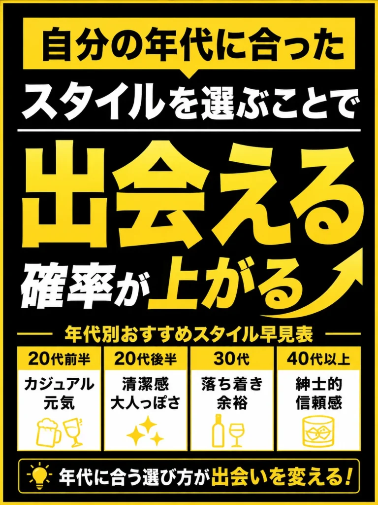 【年代別】自分に合った出会い方を見つけよう