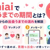 Omiaiで出会うまでの期間は？登録してから出会うまでの流れを解説
