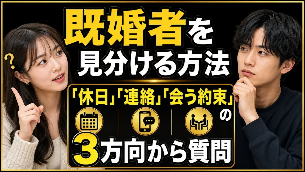 【見分け方】既婚者だけが続けづらい質問を会話に混ぜる