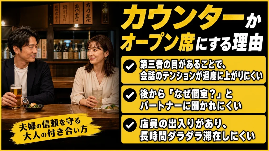 個室は避ける