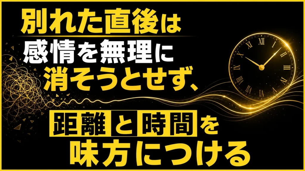 別れたあとに気持ちを整理する方法