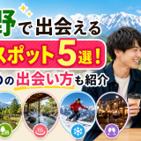 長野で出会える人気スポット5選！おすすめの出会い方も紹介