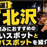 【25選】下北沢の一人飲みにおすすめの出会いスポットとナンパスポットを紹介