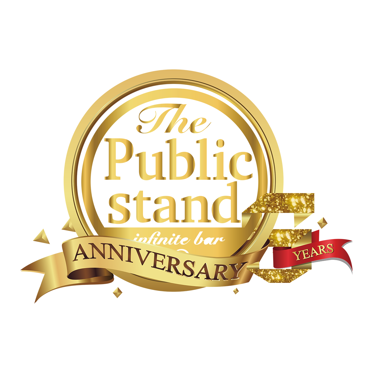 Public stand logo white